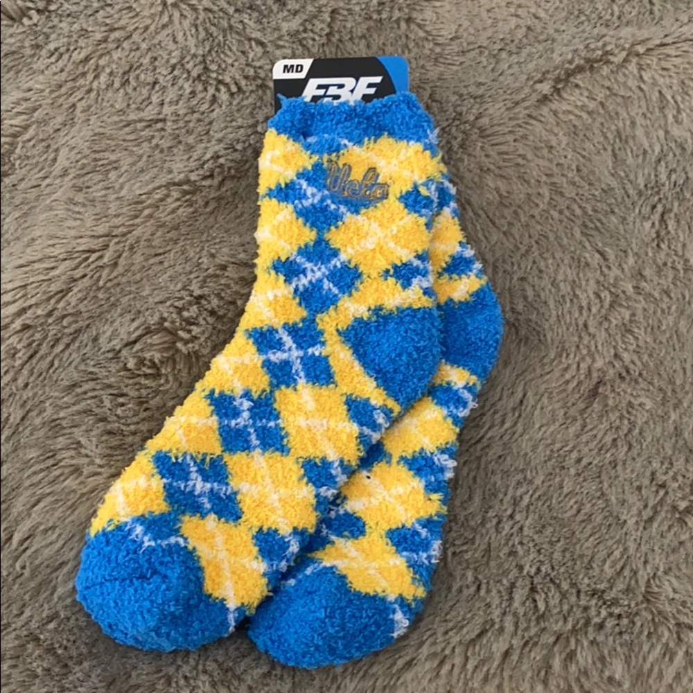 Brand New UCLA Fuzzy Socks